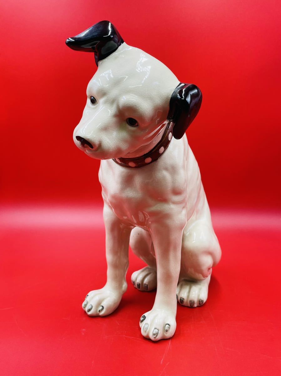 Victor ビクター犬 昭和レトロ ニッパー 置物 