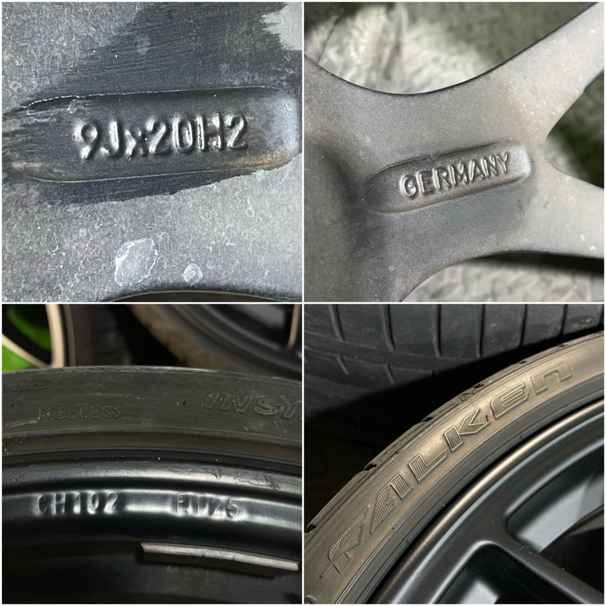 タイヤ ホイルー BBS 20インチ / 285/25ZR20 93Y 245/30ZR20 90Y 22/18 