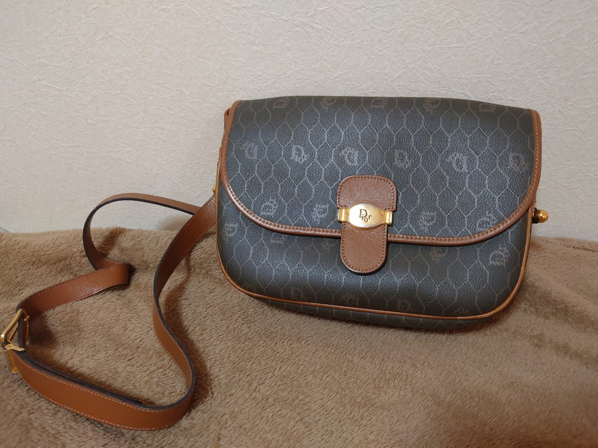 クリスチャン・ディオール　Christian Dior　ヴィンテージ　ショルダーバッグ　