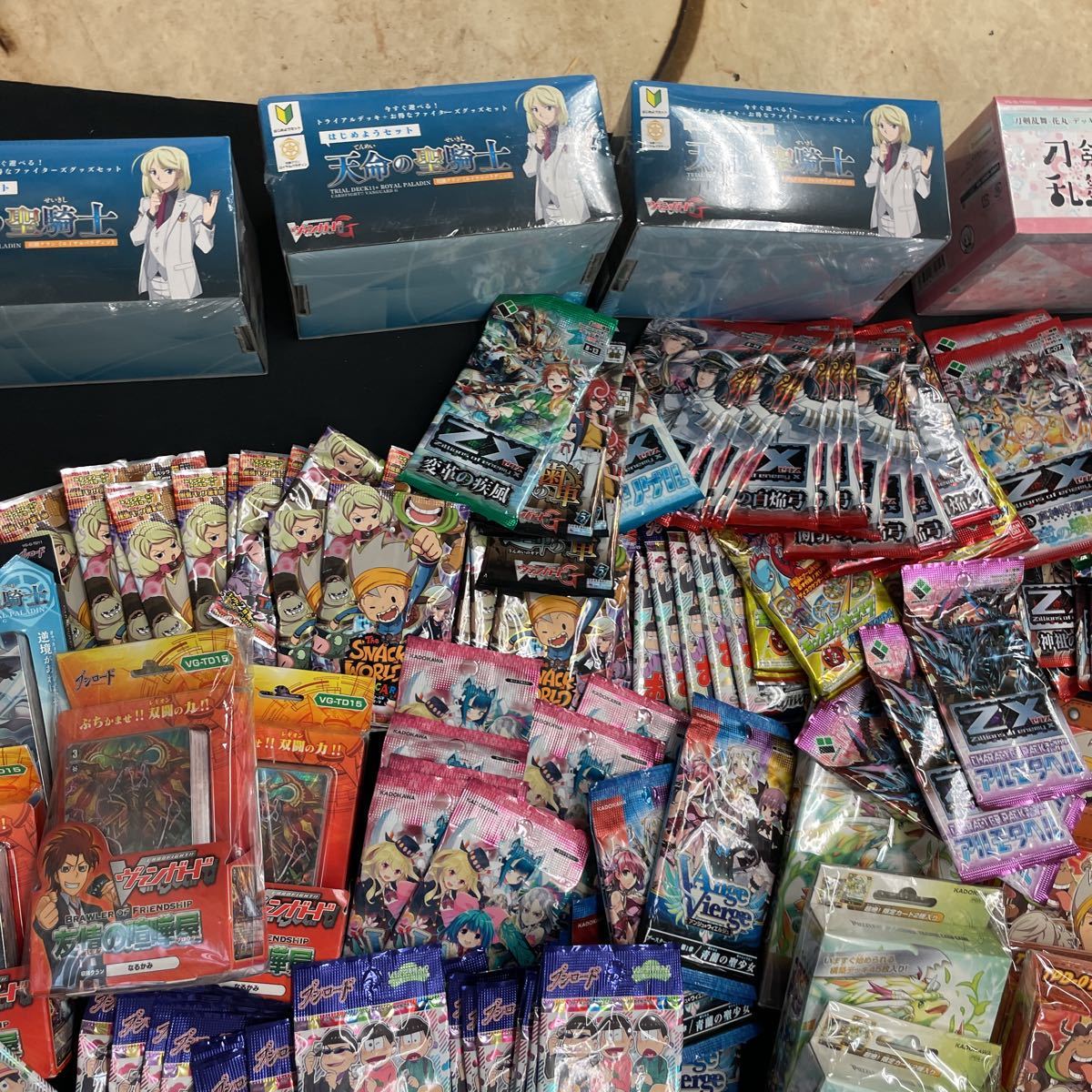 カードパックまとめて 約15kg】ヴァンガード ゼクス スナック