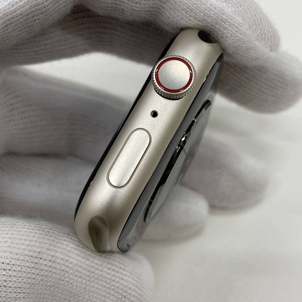 Apple Watch series 7 やわらい 41mm スターライト 中古品 