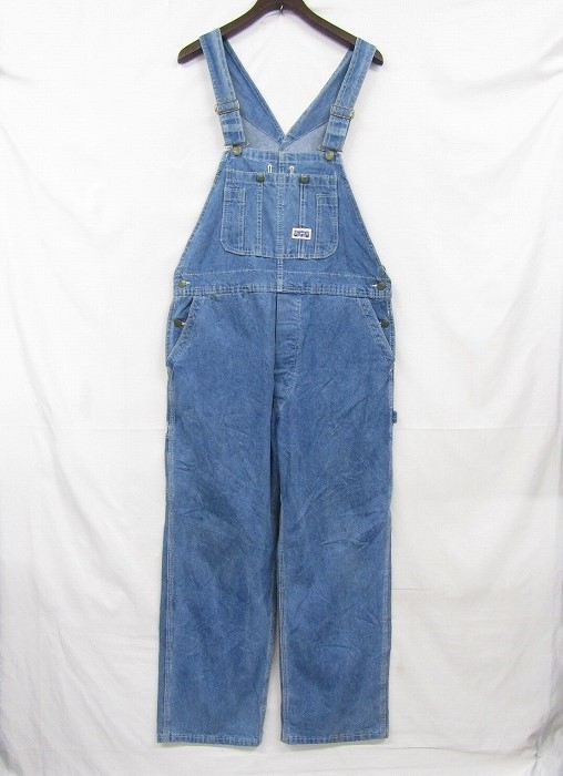 USA製 サイズ M BIGSMITH デニム サロペット オーバーオール つなぎ オールインワン ライトブルー ビックスミス 古着 ビンテージ 3S1303