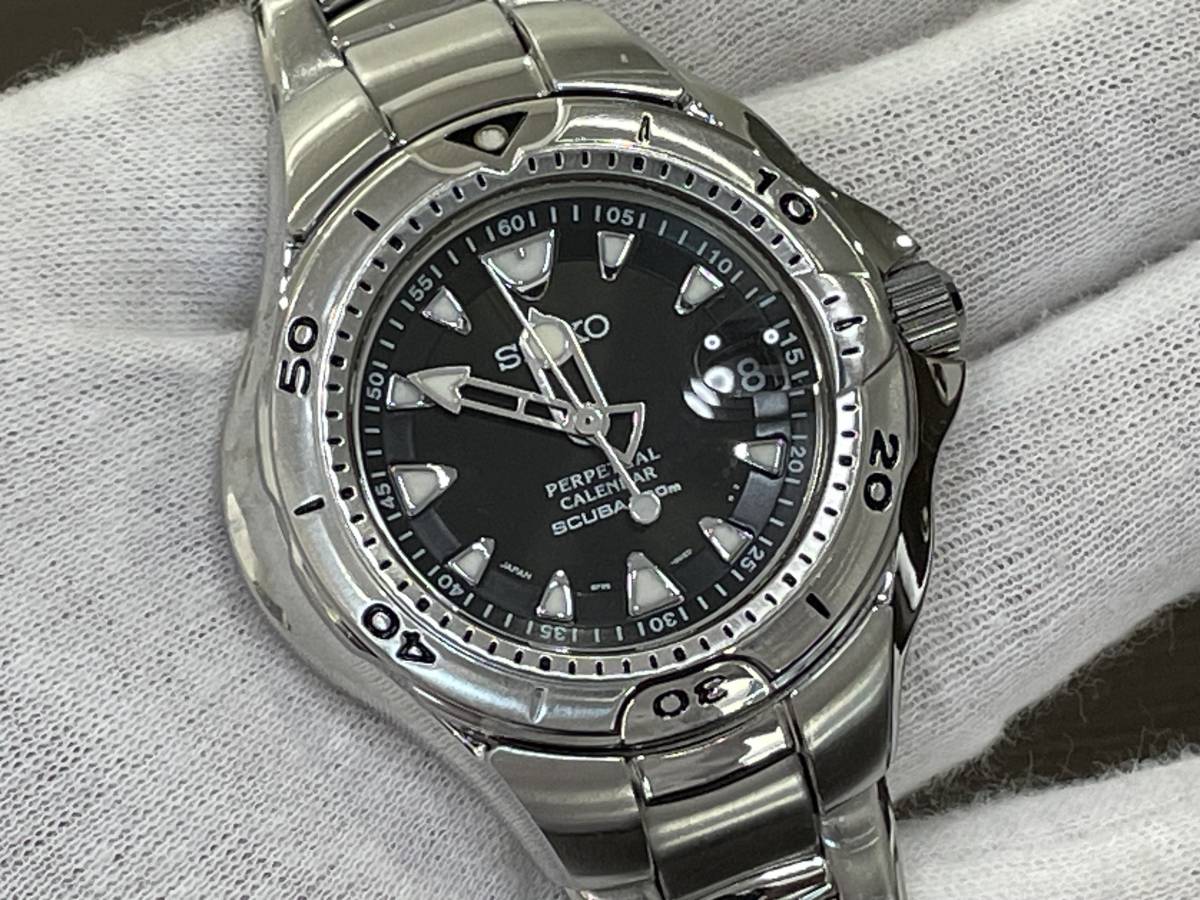 時計 SEIKO 8F35-0030 SEIKO セイコー 8F35-0030 ダイバー 腕時計 クォーツ 青文字盤