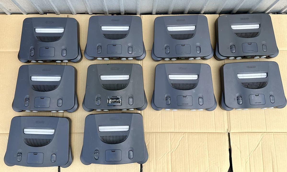 ニンテンドー64 10台 まとめ売り 動作未確認 ジャンク NINTENDO64 本体