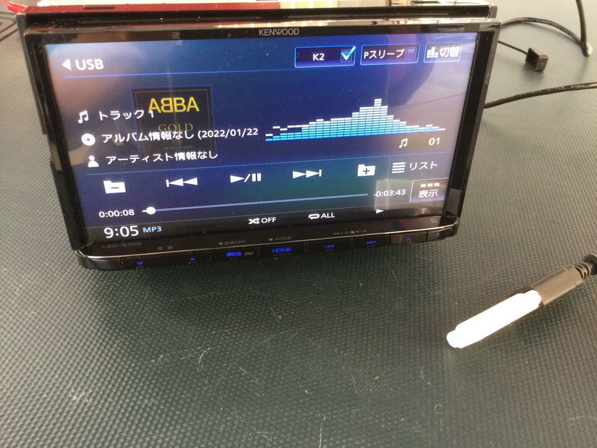 KENWOOD MDV-S706 フルセグメモリーナビ DVD USB Bluetooth(メモリー 