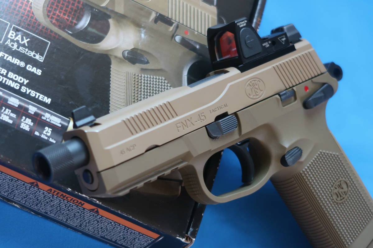 VFC Cybergun製 FN HERSTAL USA FNX-45 TACTICAL FDE 45ACP GBBガス 