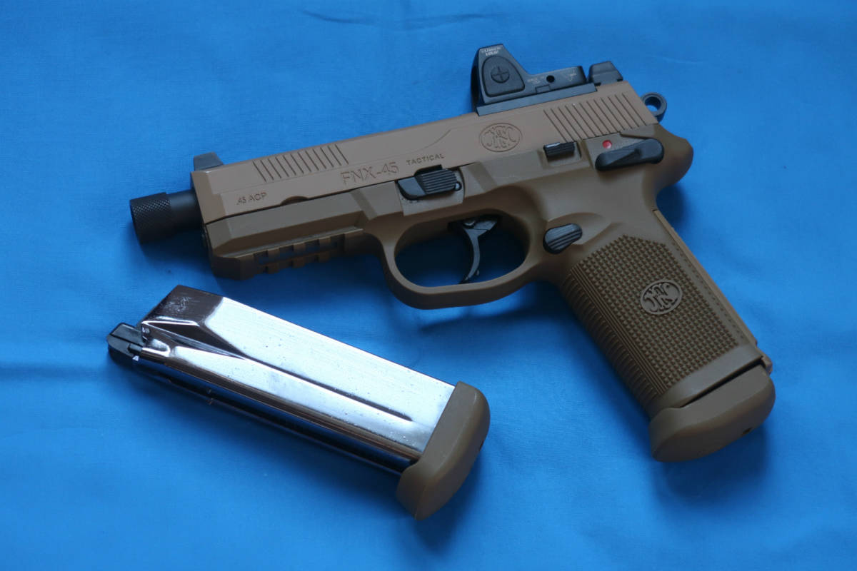 VFC Cybergun製 FN HERSTAL USA FNX-45 TACTICAL FDE 45ACP GBBガス 