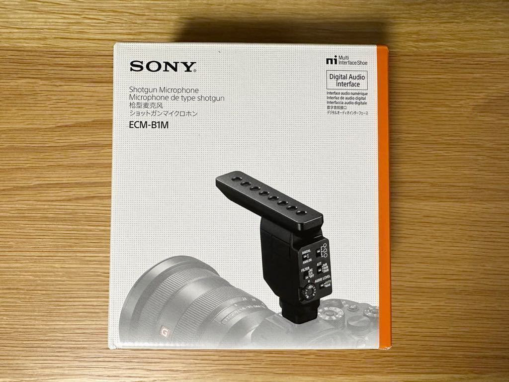 ショットガンマイクロホン ECM-B1M 美品「SONY ECM-B1M」 SONY
