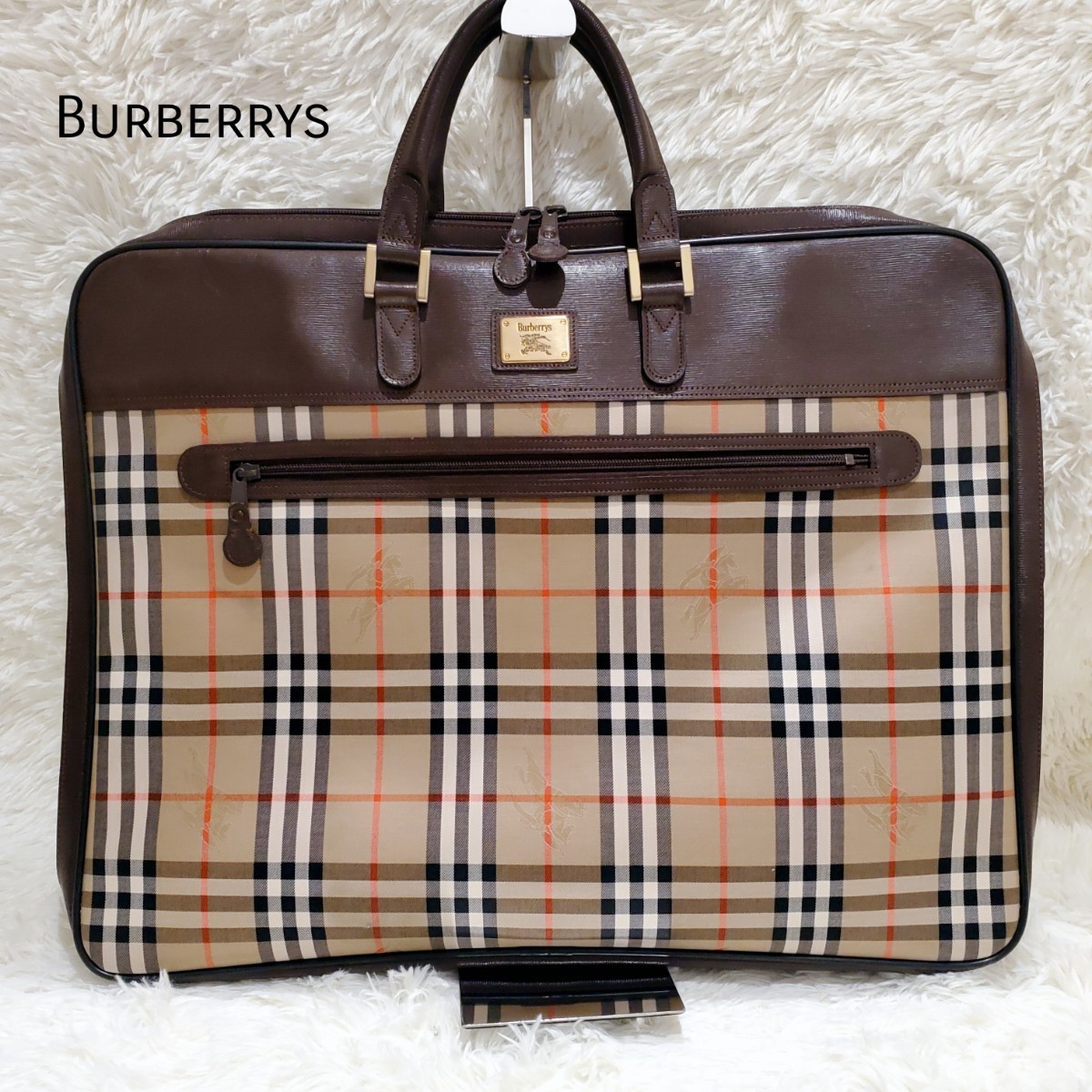 美品 Burberrys バーバリーズ バーバリー ガーメントスーツケース ノバ