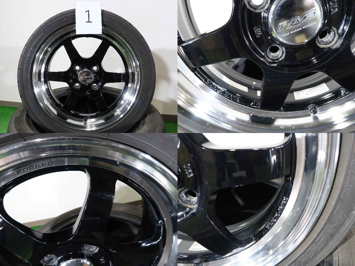 4本 RAYS VOLK RACING TE37 KCR 15インチ 16インチ 5.5J +45 6.5J +47 