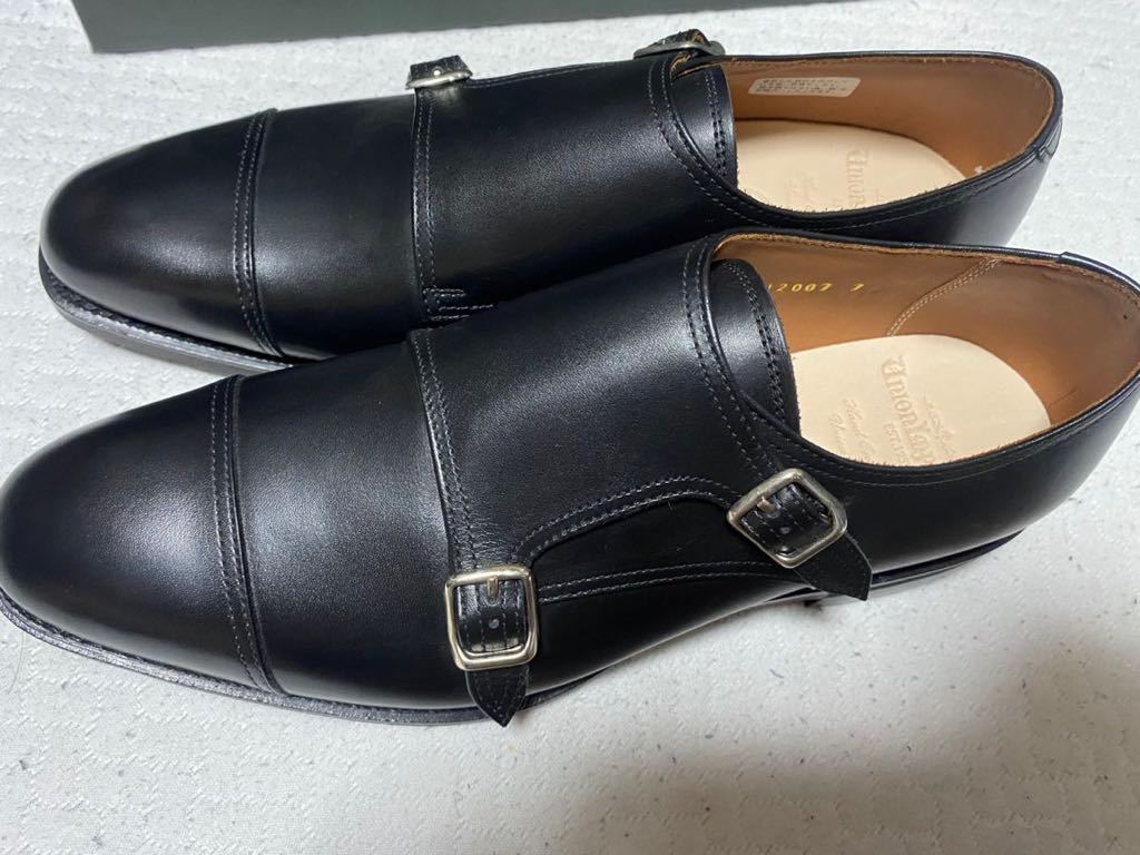 新品 未使用 ユニオンインペリアル ビジネスシューズ ダブルモンク