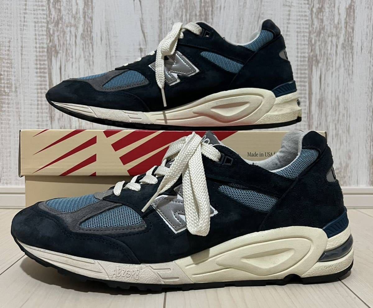 New Balance M990TB2 ニューバランス M990TB2 USA 990v2 29 11D Navy 