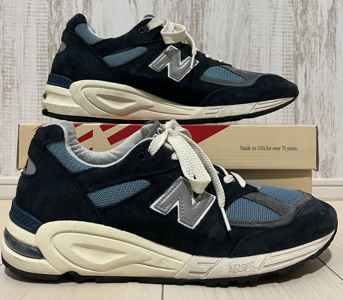 New Balance M990TB2 ニューバランス M990TB2 USA 990v2 29 11D Navy 