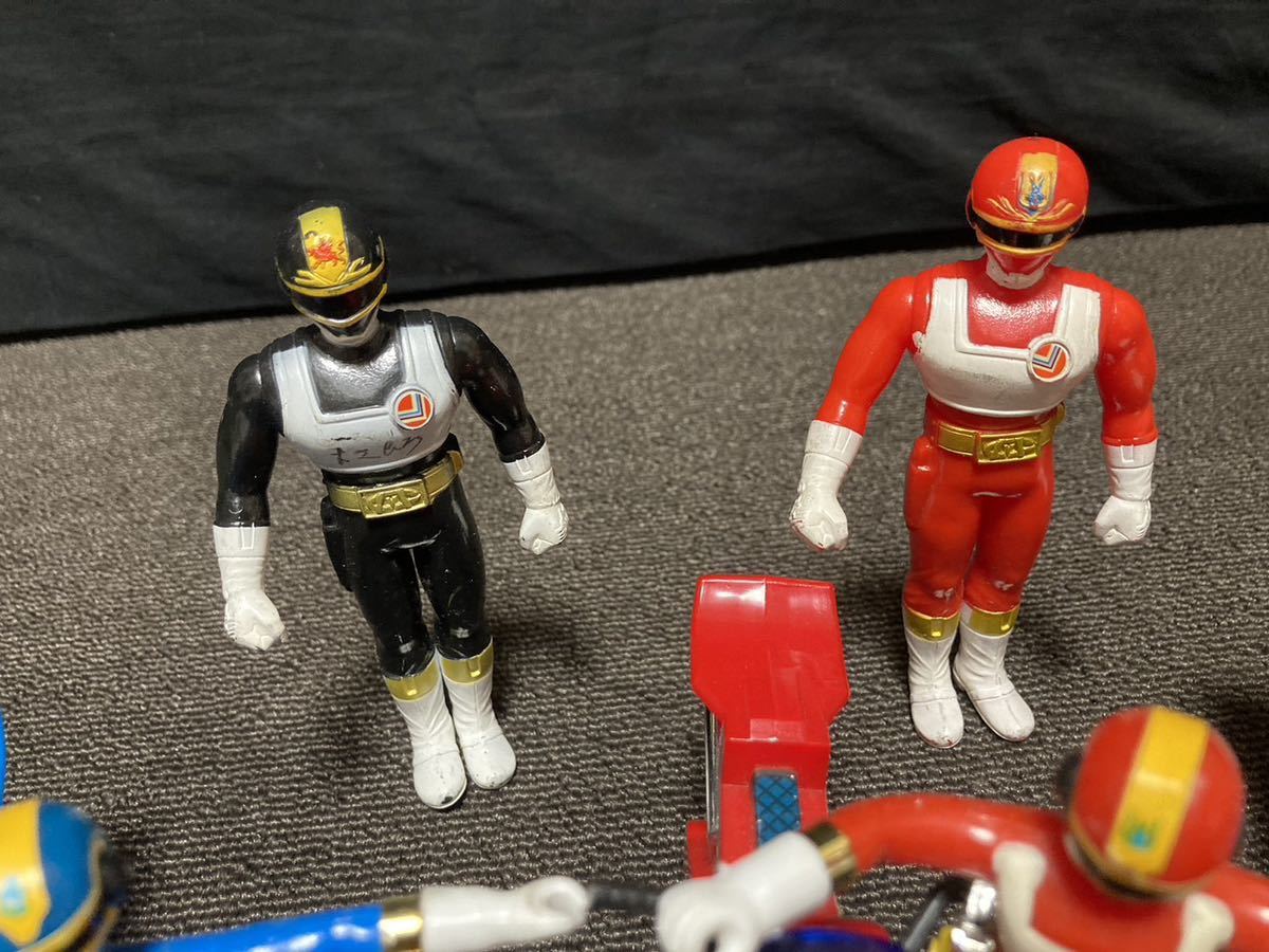 当時物 BANDAI バンダイ 電撃戦隊チェンジマン DX電撃パワーフルセット 