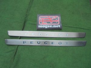 2EU2599 KC4)) プジョー 407 GH-D2CPV 前期型 2007年 純正 スカッフプレート左右セット　