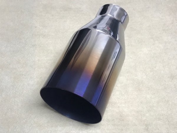 ９０Φステンレス焼き入り50.8Φ用スラッシュマフラーチップ