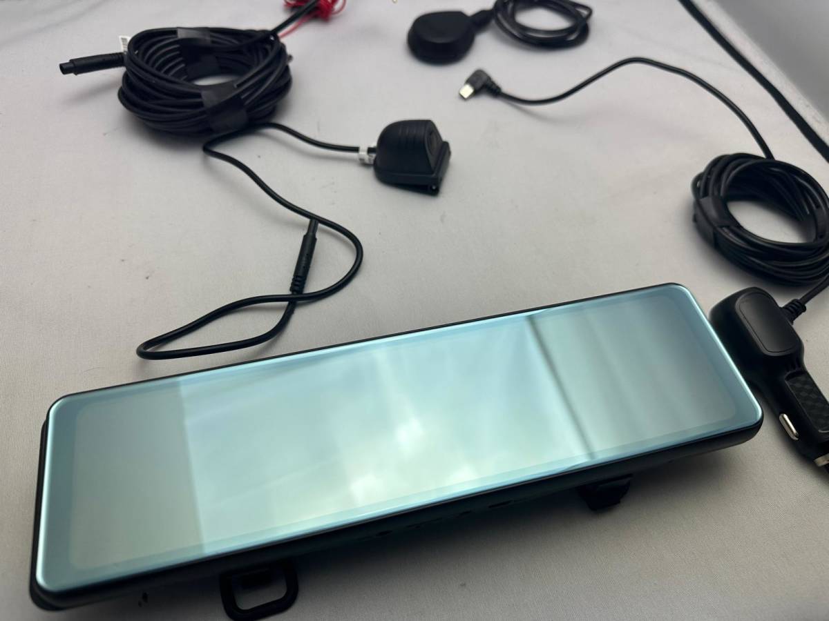 4K ドライブレコーダー ミラー型 11インチ GPS搭載 170°広角 XTU GPS