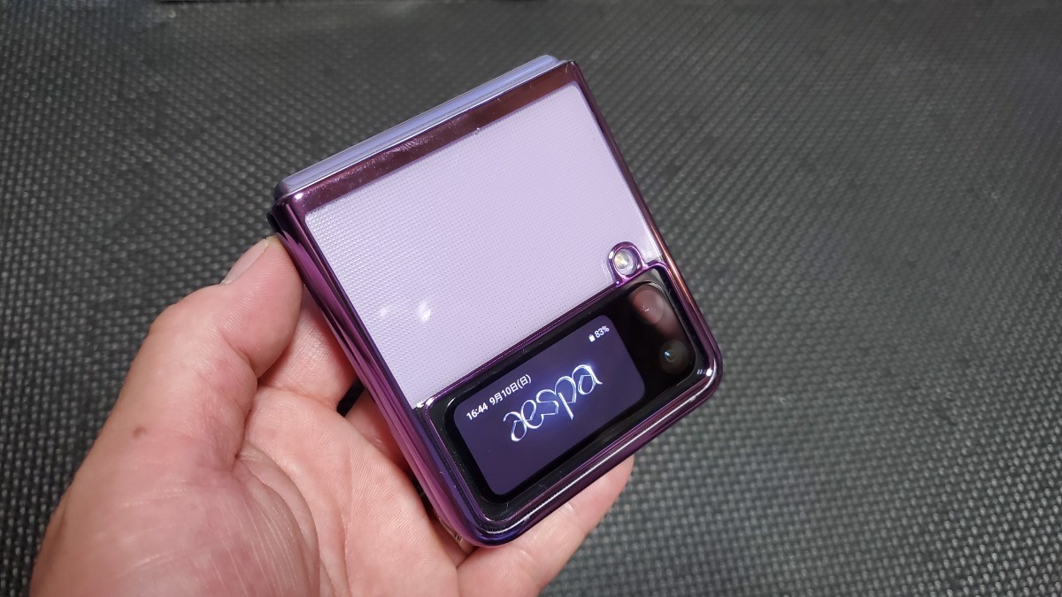 超 Galaxy Z Flip3 5G 256GB ラベンダー 韓国版 SIMフリー android