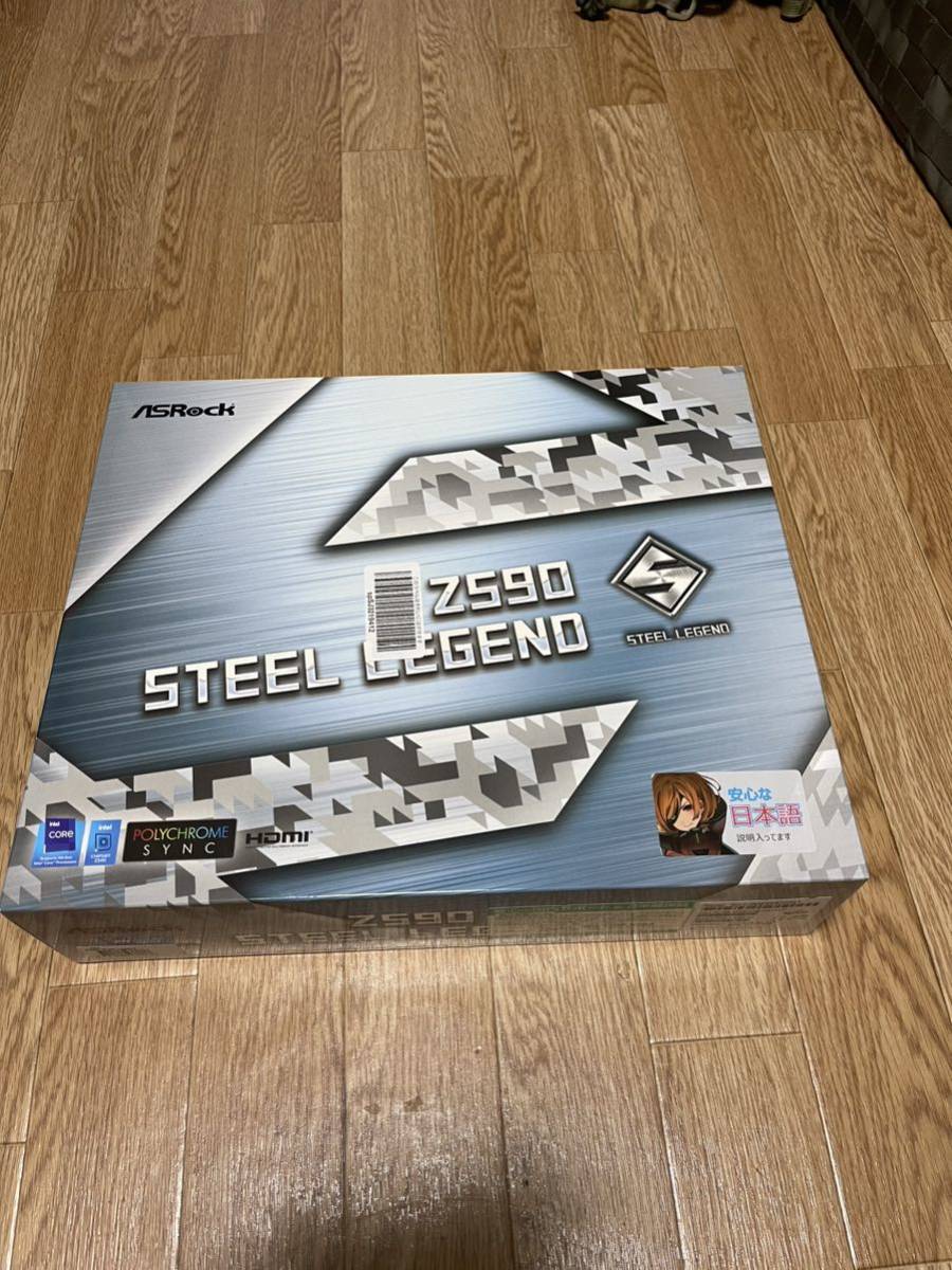 新品ASRock(アスロック) Z590 STEEL LEGEND ATXマザーボード Intel 第10・11世代CPU(LGA1200)対応 未使用