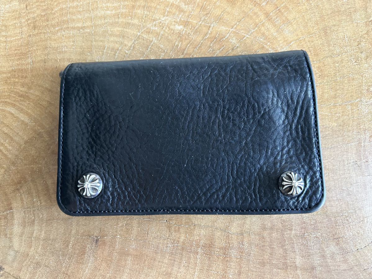 CHROME HEARTS CHROME HEARTS クロムハーツ レザーウォレット 1ZIP 二