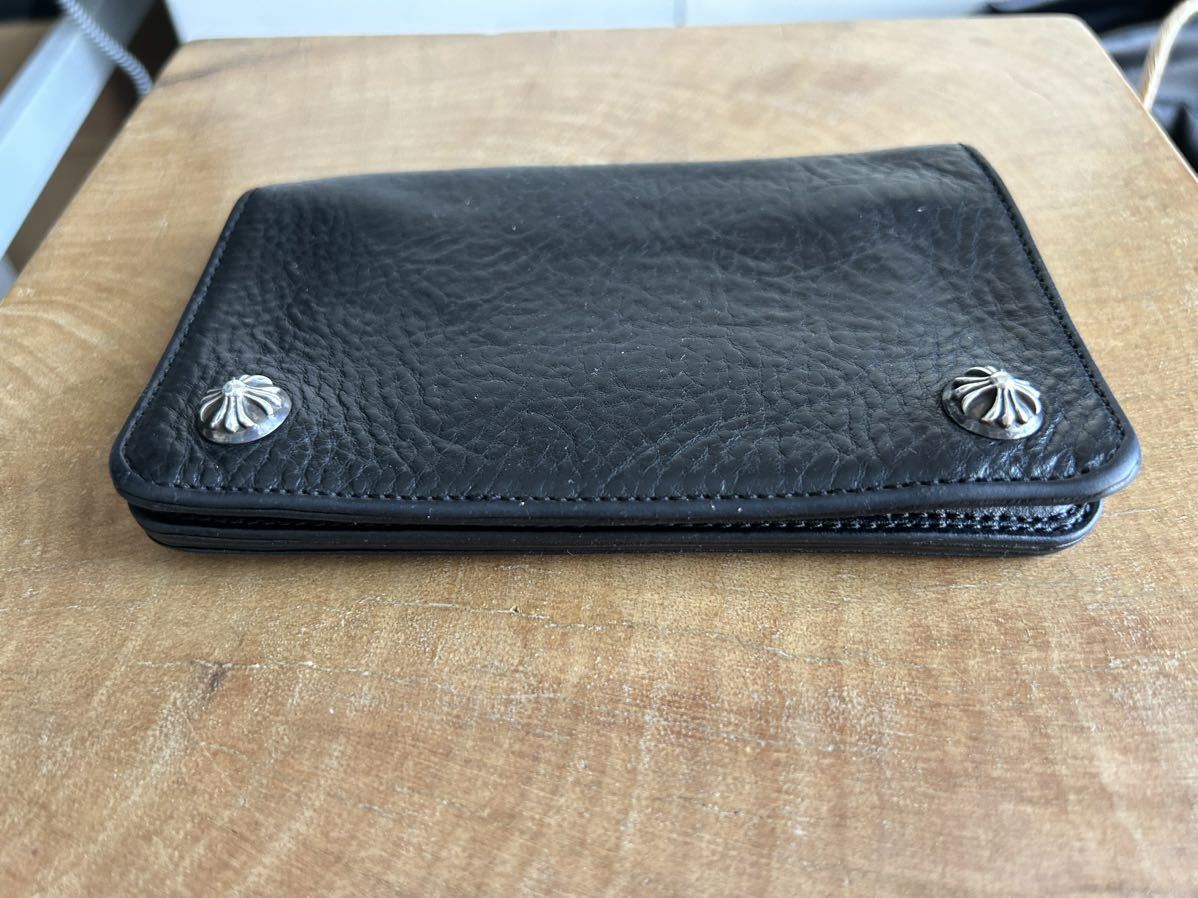 CHROME HEARTS クロムハーツ レザーウォレット 1ZIP 二つ折り財布
