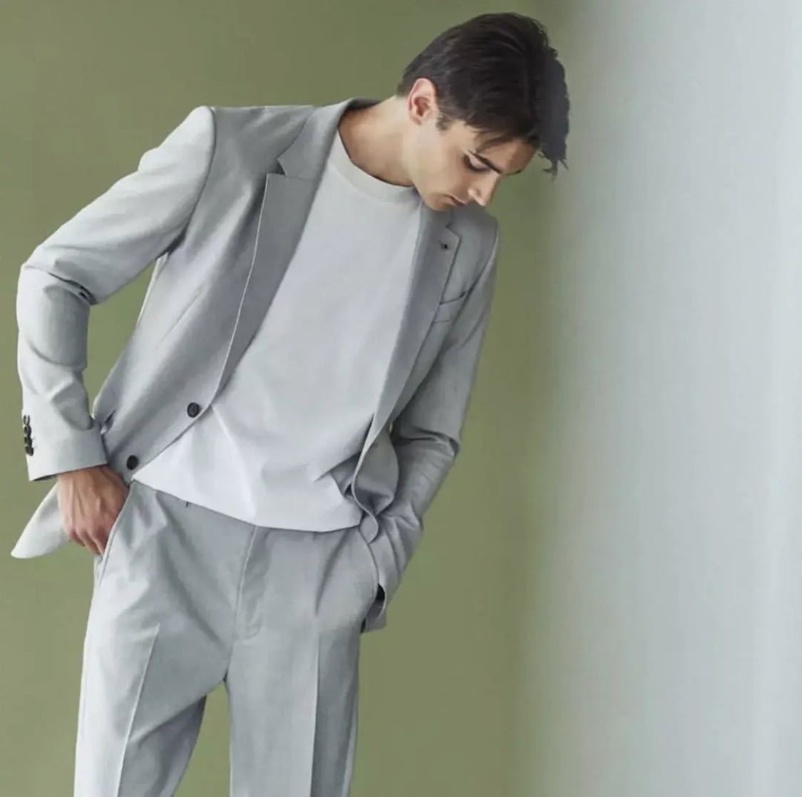 XL位! エルメネジルドゼニア 『極上の生地』 Zegna スーツ トロフェオ