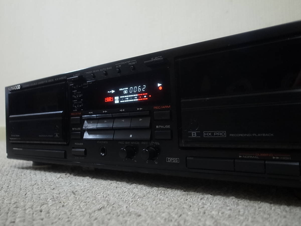 KX-W8010 Kenwood cassette Double Cassette Deck KENWOOD deck Tape