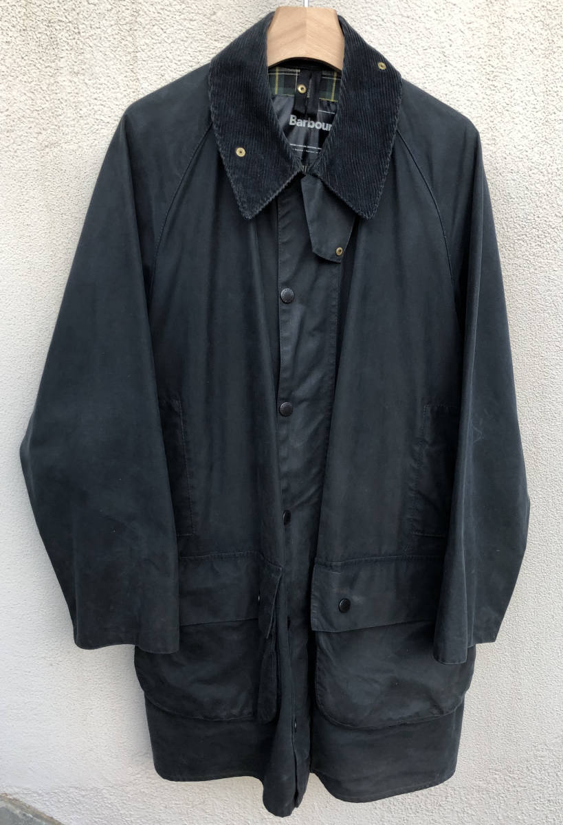 バブアー Barbour ゲームフェア GEAMRFAIR A122 レアカラー ネイビー ヘビーオンス 00年代 C42 グッドコンディション