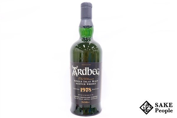 ◇1円～ アードベッグ 1978 シングルモルト 700ml 43％ スコッチ