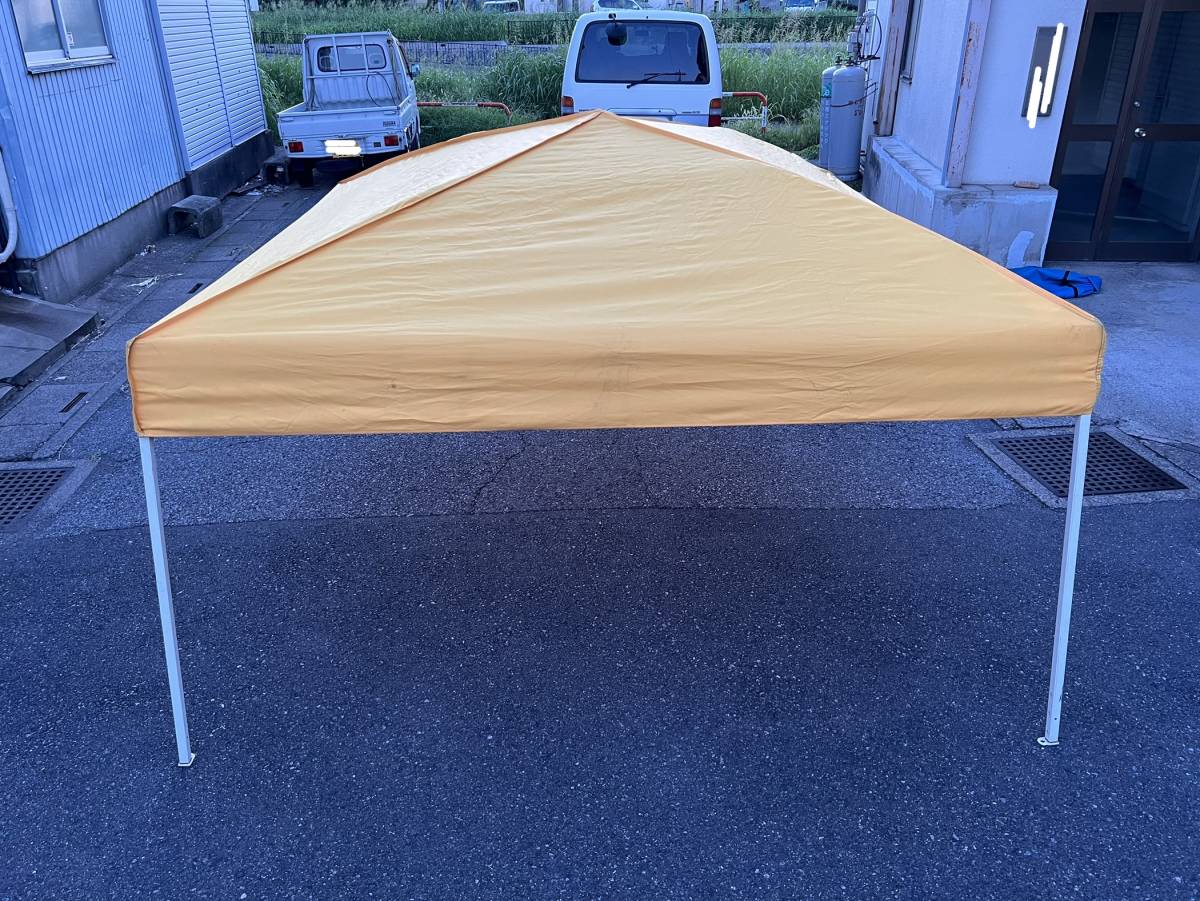 EZ UP ダンロップイエローテント DRF-36 中古 EZ UP ダンロップ