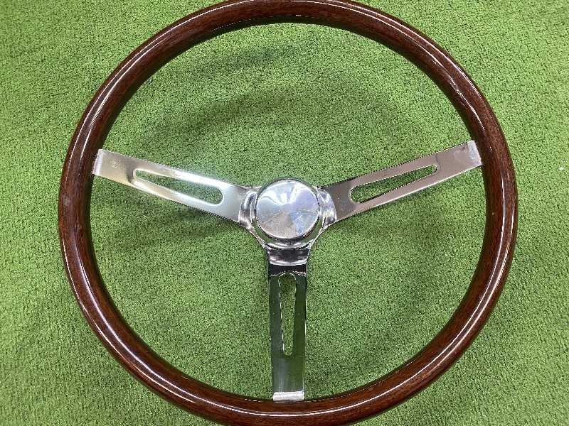 Amazon | Kyostar 新しいクラシックタイプウッドステアリング リアル