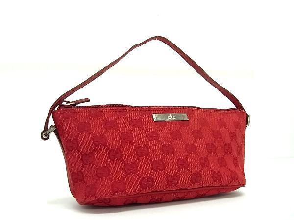 GUCCI グッチ 039 EWM 1円□極美品□グッチ□GGキャンバス ハンド