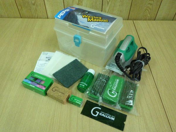 昇温確認済○GALLIUM ガリウム ワクシングアイロンセット Wax Trial