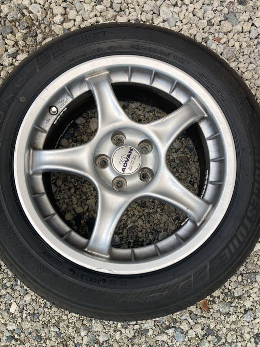 ヨコハマ ADVAN アドバン RC 16×7J +35 PCD100_4