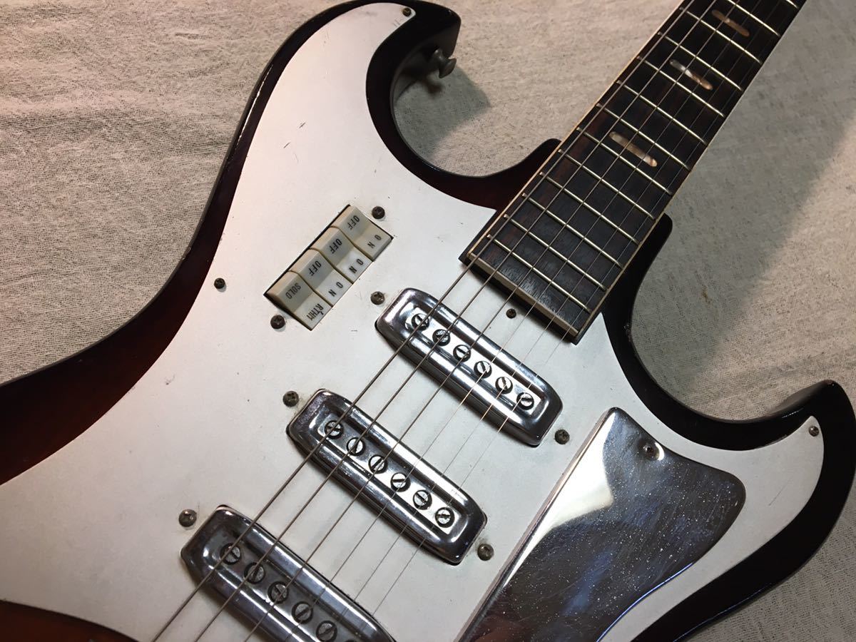 Kawai SD-3W カワイ 60's Vintage MIJ ビザールギター Hound Dog