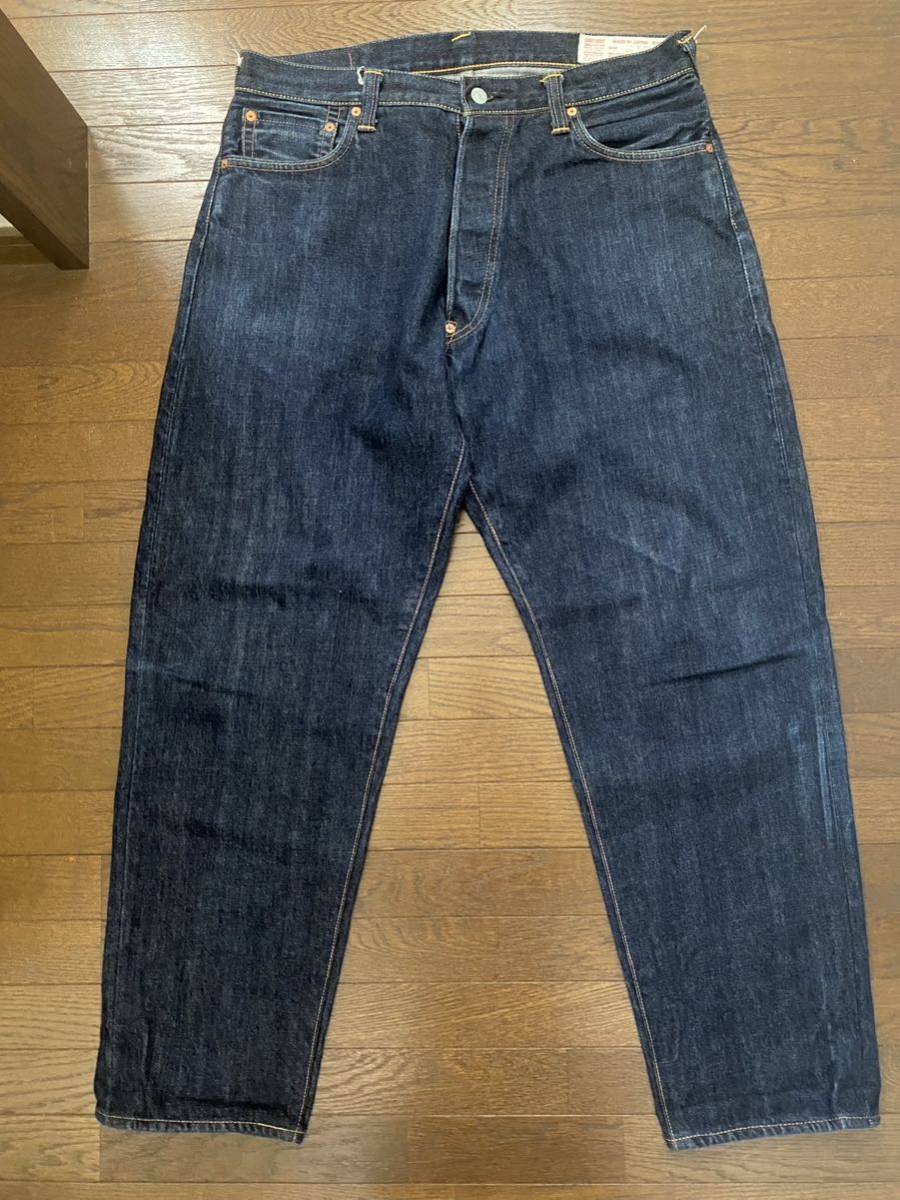 EVISU NO.2 2001 濃紺 セルビッジデニムパンツ 赤耳 w36 EVISU 0 エヴィス ジーンズ 赤耳 NO2 デニム 戒 No.2 エビス 1 NO.2 赤