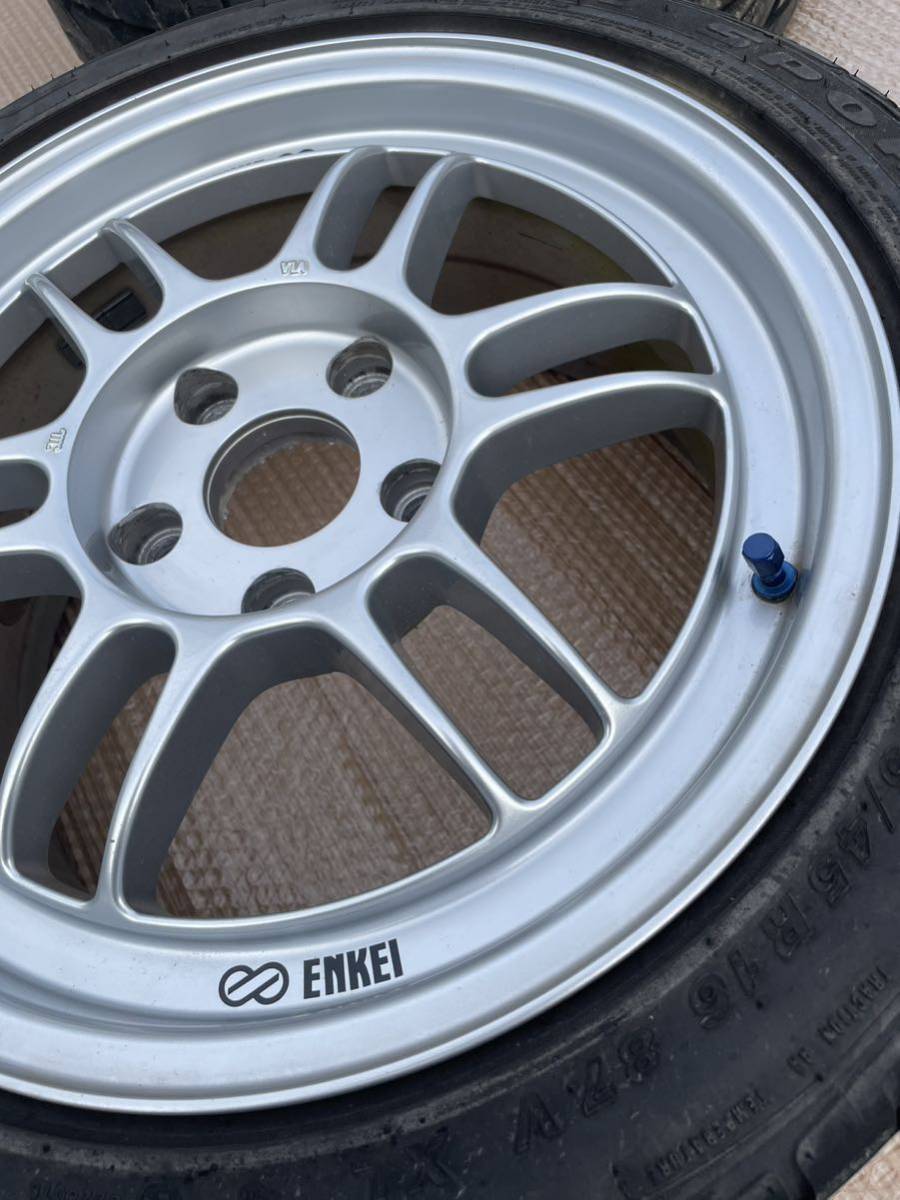 エンケイENKEIホイール　2本セット　16インチ7J インセット 35 シビックEK9 タイプR 16インチ エンケイ ENKEI +43 5H RC-T5