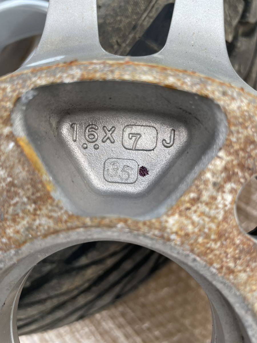 エンケイENKEIホイール　2本セット　16インチ7J インセット 35 シビックEK9 タイプR 16インチ エンケイ ENKEI +43 5H RC-T5