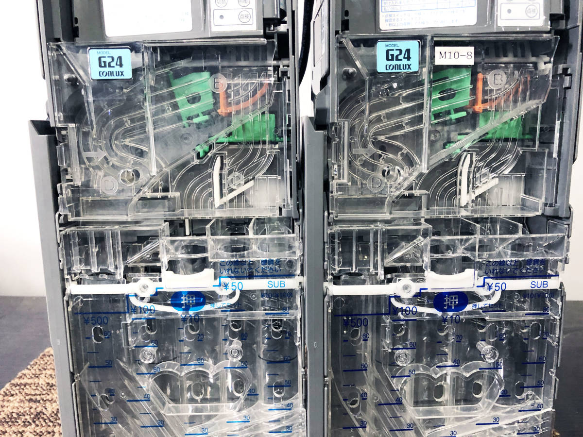 中古メック　2台 コンラックス 新紙幣対応 コンラックス ビルバリ . コンラックス コインメック 二台
