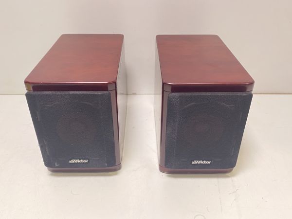 【中古】Victor ビクター フルレンジ ウッドコーン スピーカー ペア SP-EXAK1【2423090028231】