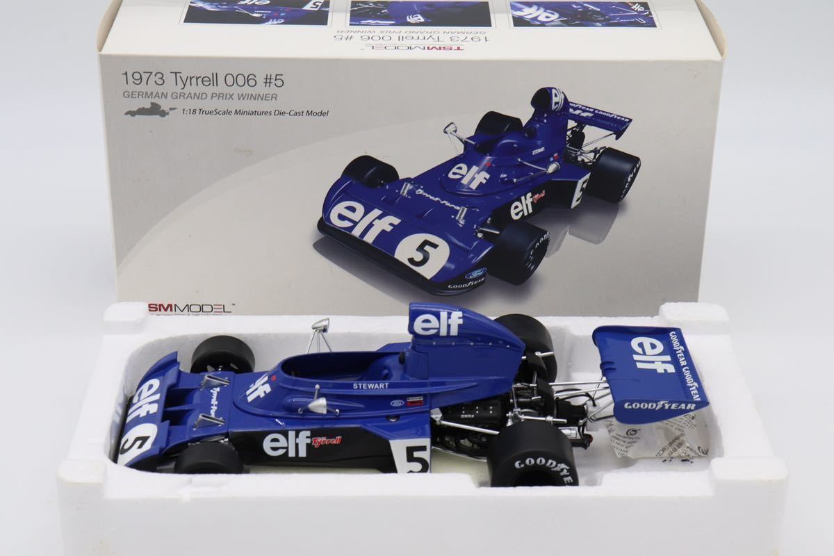 【新品】1/18　TSM　ティレル　006 ドイツGP　1973 Tyrrell #5 GERMAN GRAND PRIX WINNER J.STEWART　ジャッキー・スチュワート　