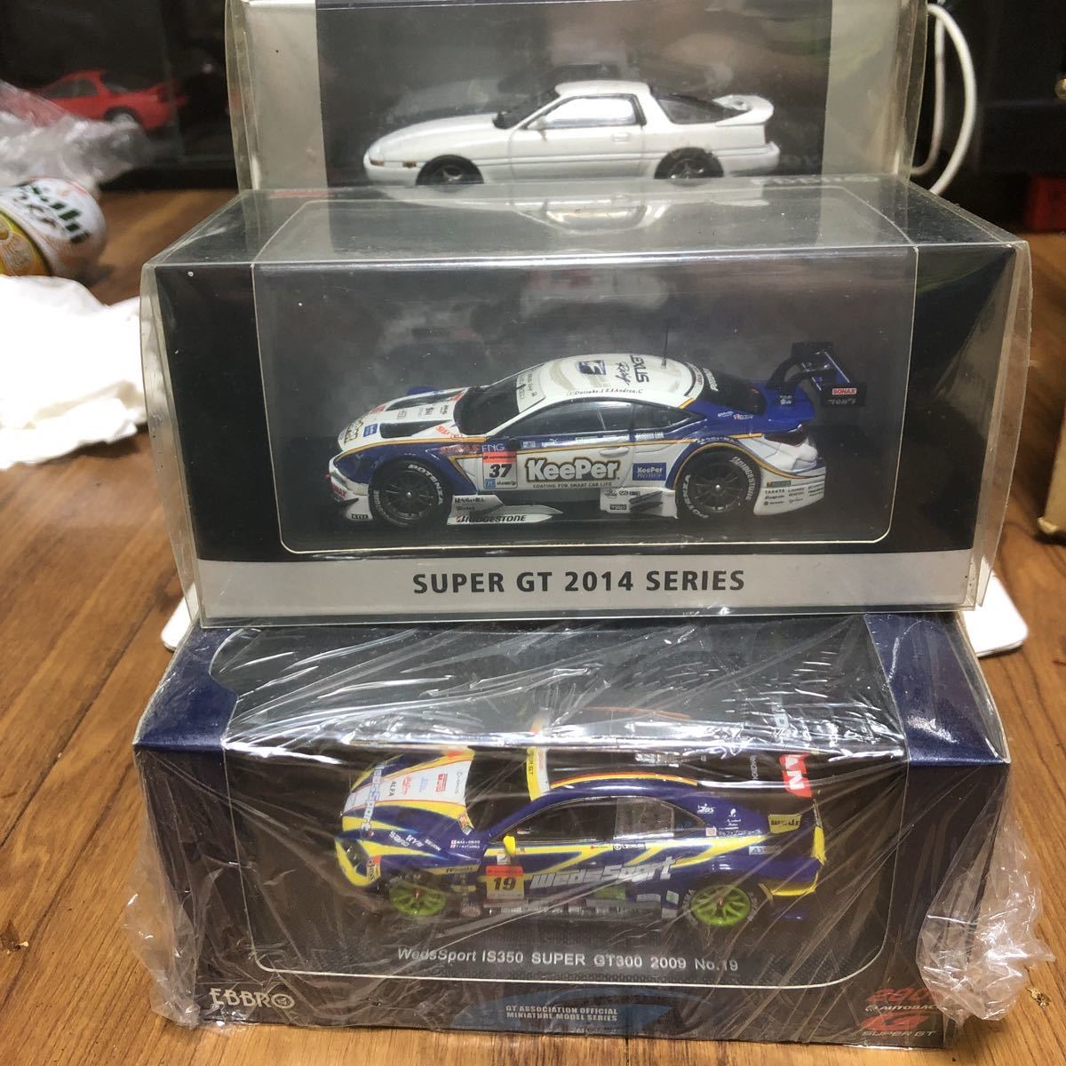 エブロ1／43スーパーGT 2014 キーパートムスRC F 2009 Weds Sport