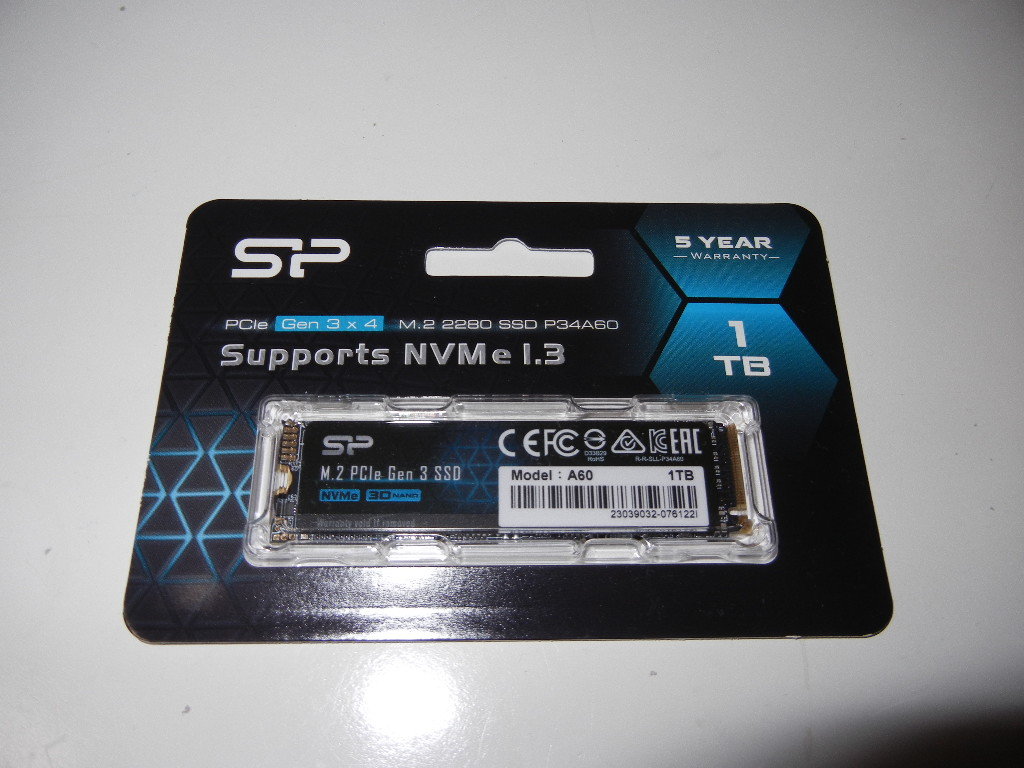 シリコンパワー SP SSD 1TB M.2 SSD 新品未開封 Silicon Power