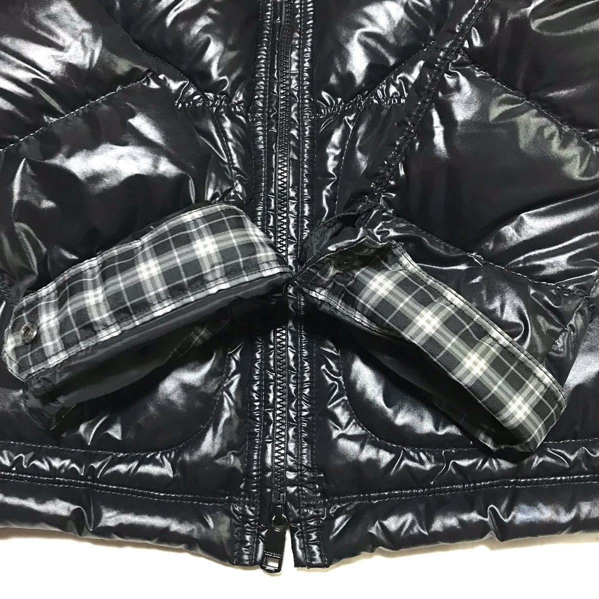 BURBERRY BLACK LABEL】バーバリー ブラックレーベル ナイロンダウン