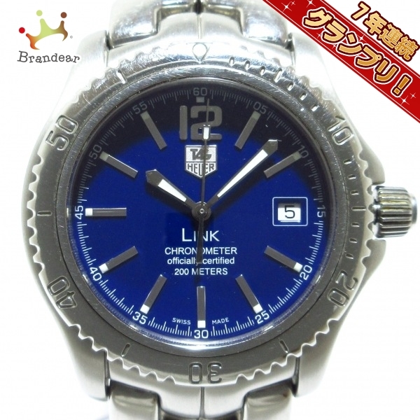 タグホイヤー　TAG HEUER WT5112-0リンク　デイト　クロノメーター TAG リンク HEUER タグホイヤー デイト メンズ 時計 HEUERタグホイヤー