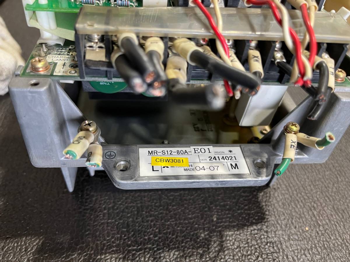 MITSUBISHI 三菱 サーボアンプ サーボパック MR-S12-80A-E01 (ユ552