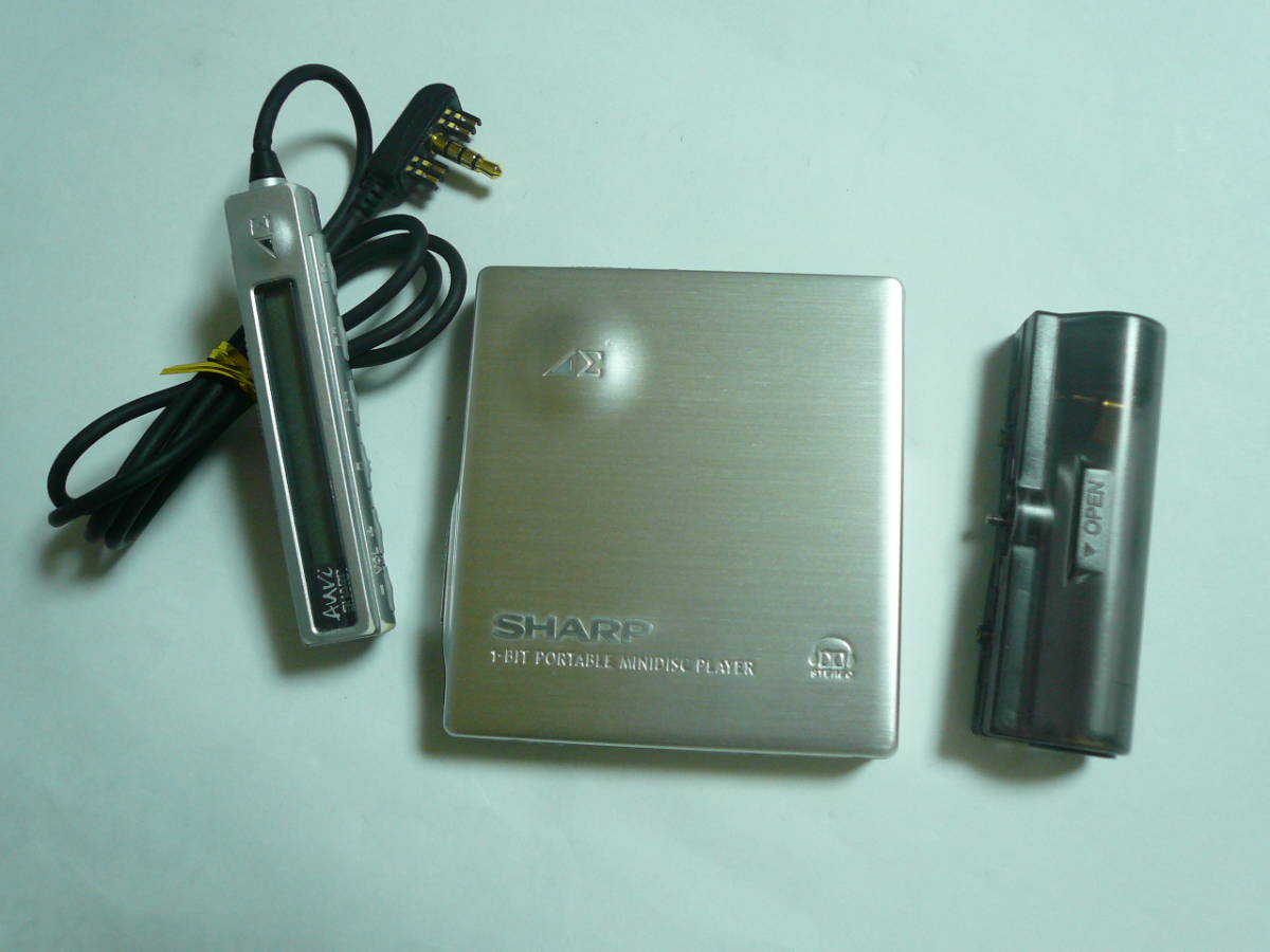 SHARP/シャープ 　MD-DS8-H ポータブルMDプレーヤー ★動作品★ジャンク扱い