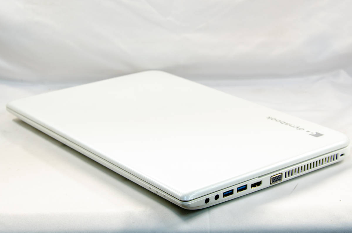 ☆最上級4コア8スレッド・リュクスホワイト☆東芝 dynabook T554/67KW 