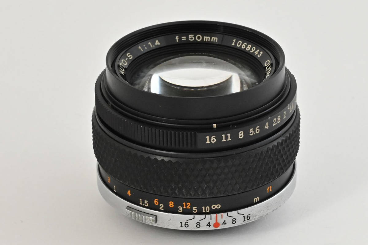 外観特上級】OLYMPUS OM-SYSTEM ZUIKO MC AUTO-S 50mm 1.4 #s2559-1
