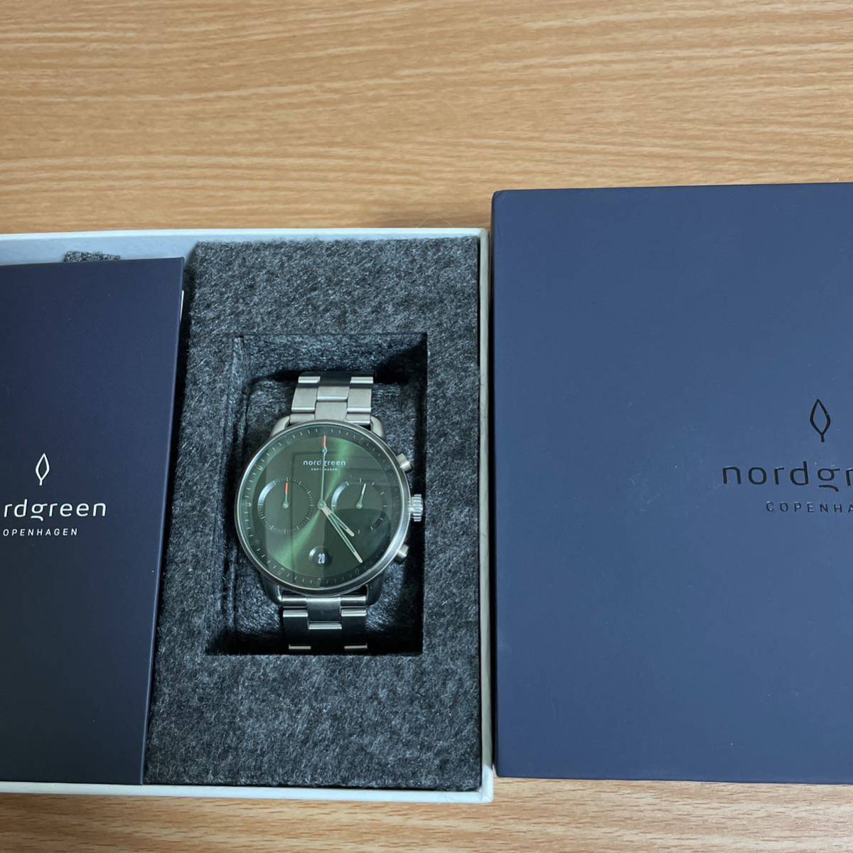 動作品】ノードグリーン nordgreen 腕時計 メンズ クロノグラフ 